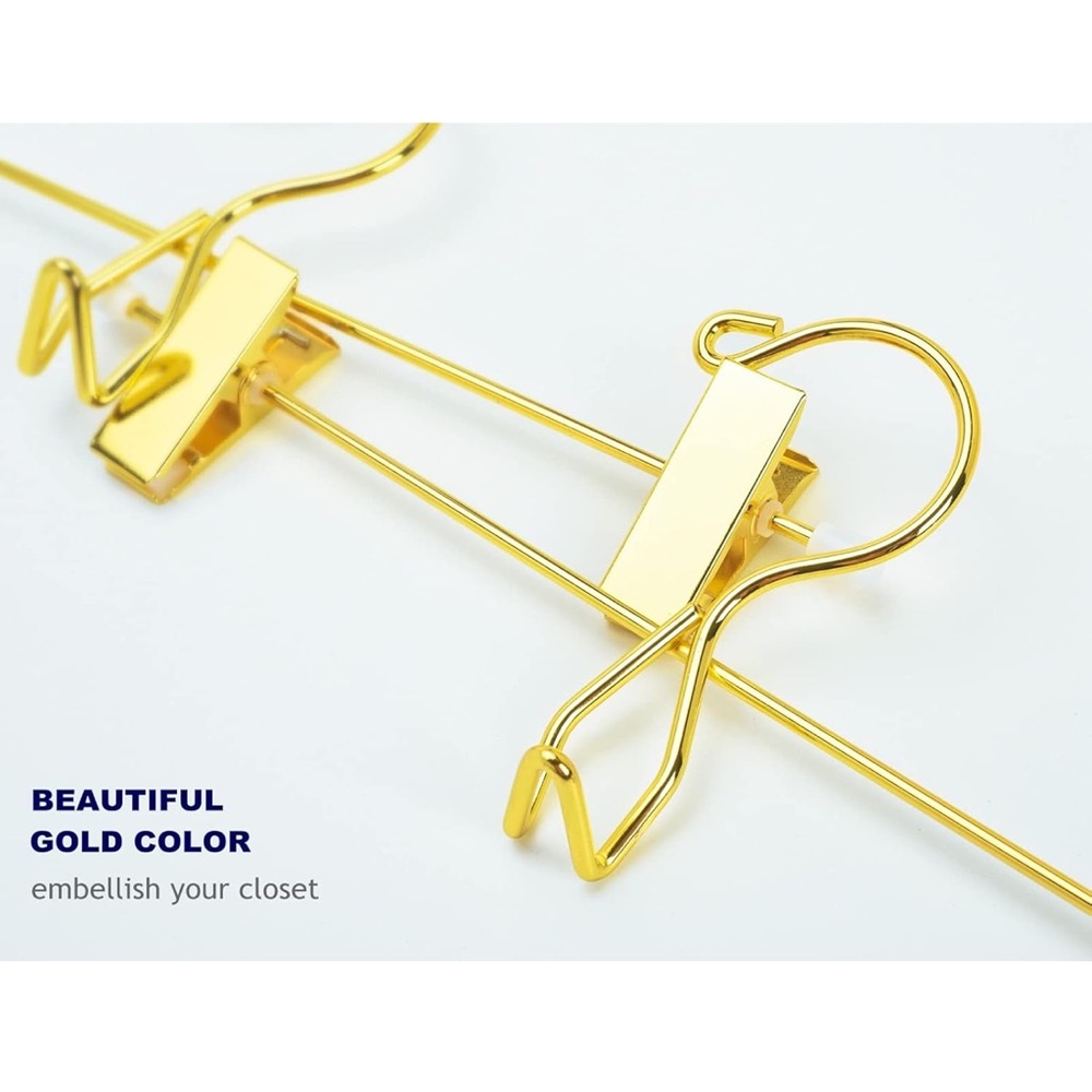 🔟 Gold Metal Hangers Set - Picture 5 of 8